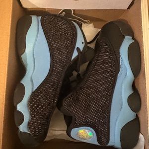 University blue jordan 13 size 12c